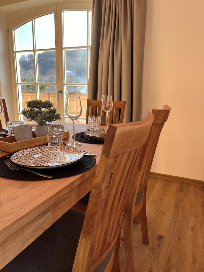 Ferienwohnung Blick Thyratal Stolberg i. Harz Exterior foto